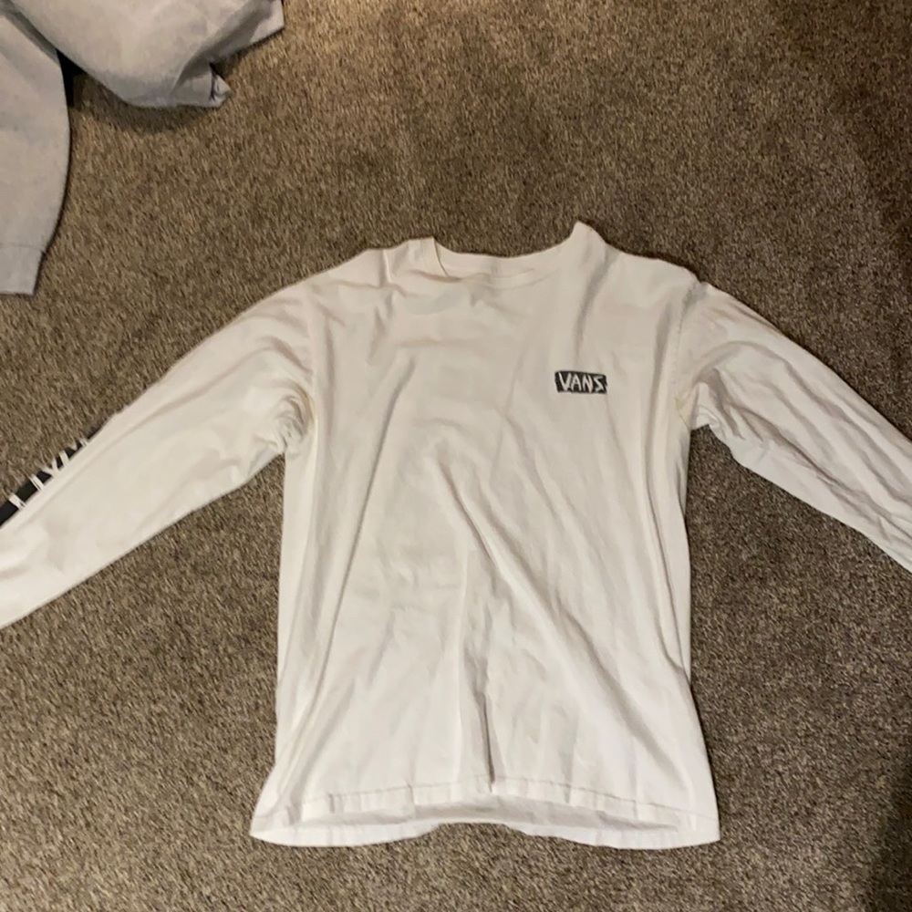 Vans off the wall white king sleeve tee